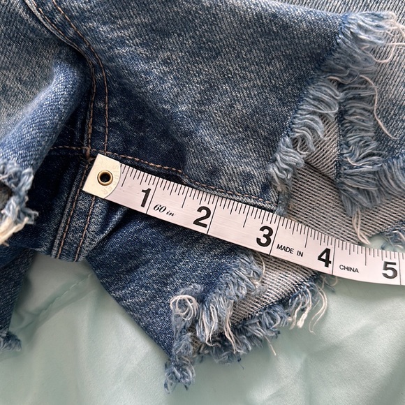 Free People Denim Shorts size 30 - Picture 7 of 7